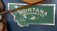 Montana Tin Tacker Sign, 24 inches x 12 inches